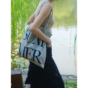 summer lattering bag ( navy ) 레터링백 프린팅백 썸머백 에코백