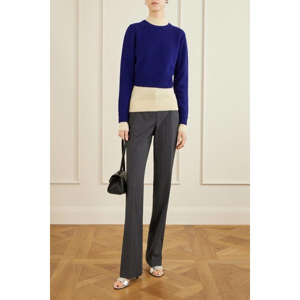 투톤 레이어드 울 블렌드 스웨터 46376663163023540