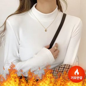 벨라도나 여성 윈터패션 따끈한 웜업기모 터틀넥티 목폴라티셔츠 BD24W411