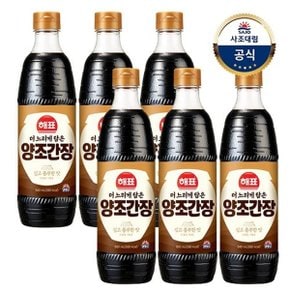 [사조대림] 더 느리게 담은 양조간장 840ml x6개