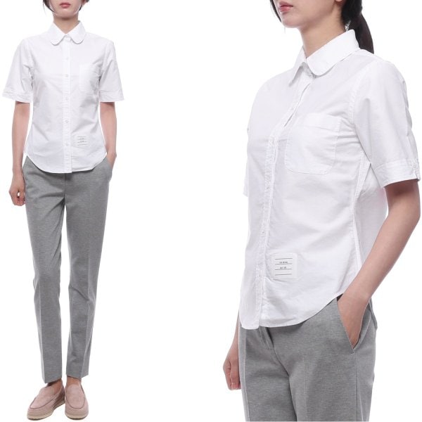 [부산점] 26SS 여성 옥스포드 폴로 셔츠 (FLL206A F0313 100 26S)