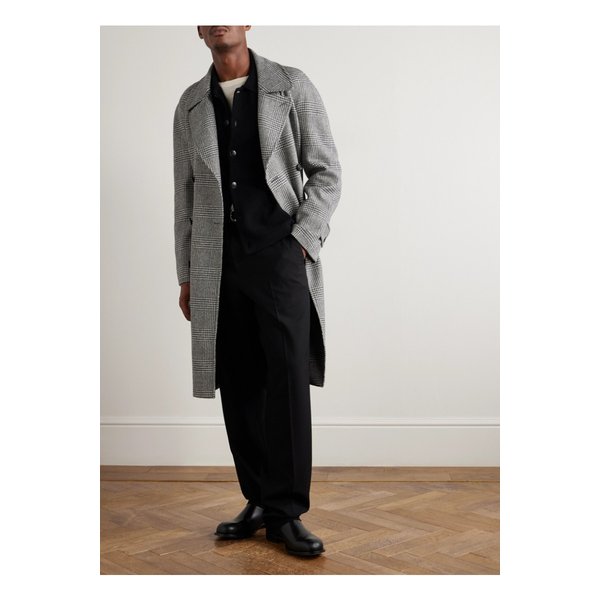 드 페트릴로 다발로스 더블브레스트 프린스 오브 웨일스 체크 오버코트 46376663162874734