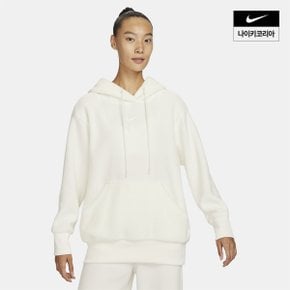 우먼스 나이키 스포츠웨어 플러시 풀오버 후디 NIKE DQ6841-133