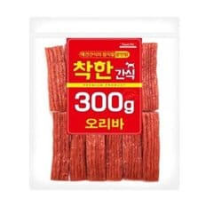 고단백 애견 오리바 300G 10P 오리육포 영양간식 (W930E8A)