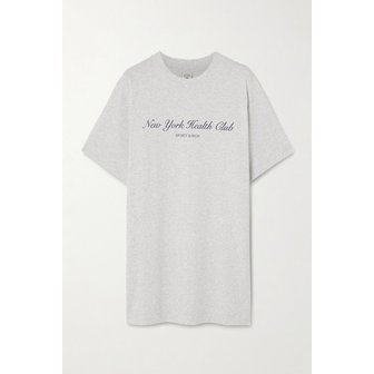 스포티앤리치 NY 헬스 클럽 프린트 코튼 저지 티셔츠 46376663162898194