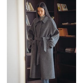 [3차-1/6예약배송]Wool premium maxi raglan coat_Charcoal