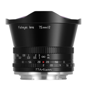  TTArtisan 7.5mm F2.0 후지필름 X마운트 어안렌즈