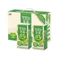  남양 맛있는 두유 GT 고칼슘 담백한맛 190ml x 24팩 멸균두유