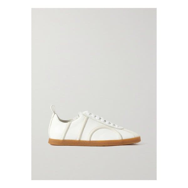 가죽 스웨이드 스니커즈 오프 화이트 33258524072585032