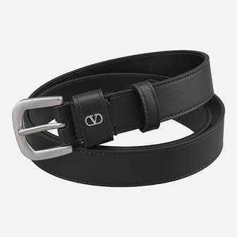 발렌티노 [시흥점] 6S 8Y2T0SM1 XUG 0NO 브이로고 남성 벨트 블랙