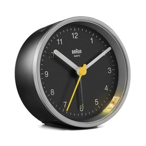 브라운 무소음 미니탁상시계 BC12SB 라이트.스누즈알람 BRAUN 정품