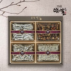 [바로배송]특선 멸치세트 4호(대멸110g+소멸140g+세멸150g+홍합살220g)