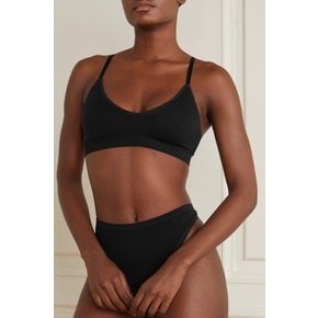 Minimalist Stretch Soft-cup Bra 블랙