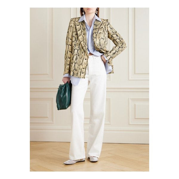 아니나 하이라이즈 스트레이트 진 화이트 1647597357490097