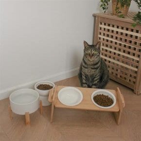 고양이 높이조절 식기 모음 밥그릇 물그릇