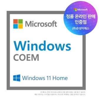 마이크로소프트 Windows 11 Home 64bit DSP 한글 [온라인공인인증점]