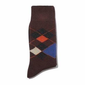 wool argyle pattern socks _CALAX24519BRX