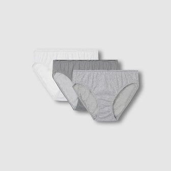 JAJU 여 코튼 쌀알 힙허거 팬티 3매 J416901204085