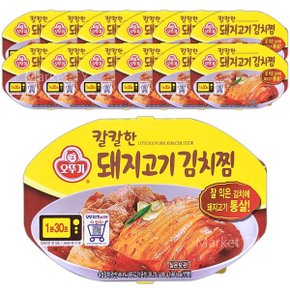 오뚜기 칼칼한 돼지고기 김치찜 180g x 12