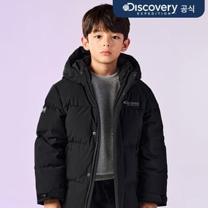 디스커버리키즈 패밀리 레스터G RDS 구스다운 숏패딩 (L/BLACK)