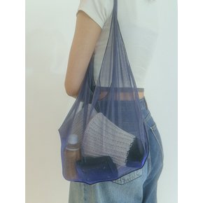 Glam see through soft shoulder bag