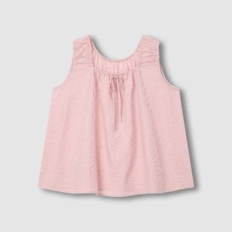 JAJU 여 소프트 시어서커 민소매 파자마 셔츠 J206201069064