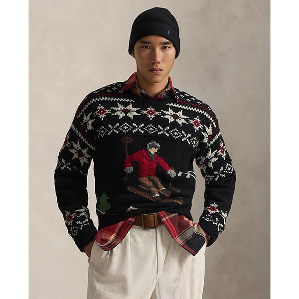 남성 울 스키어 그래픽 스웨터(MNPOSWE16822382001)