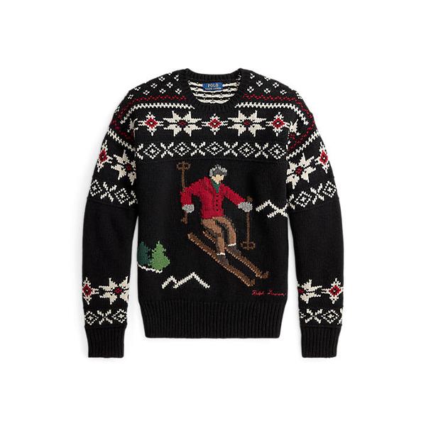 남성 울 스키어 그래픽 스웨터(MNPOSWE16822382001)