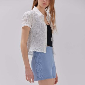 Knit Short Pants in Blue VK3ML042-22