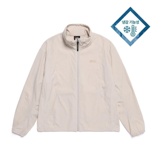 [여주점] N252WFT170 여성 프로즌큐브 스탠드넥 바람막이 OAK BEIGE