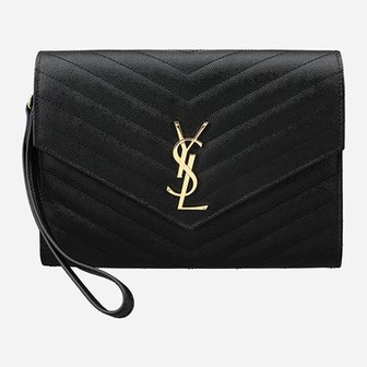 생로랑 [시흥점] 6S 617662 BOW01 1000 모노그램 핸들 플랩 클러치백