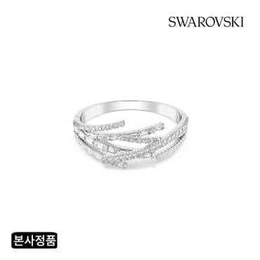 스와로브스키 [본사정품/쇼핑백증정] Matrix 로듐 뱅글 팔찌M 5726294