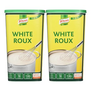 Knorr White Roux Granules 크노르 화이트 루 파우더 1kg 2팩