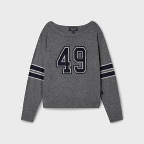 [Cali] Loose-fit Boat neck Pullover WHKAF4T84F