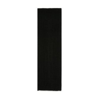 ANDERSEN-ANDERSEN 안데르센 안데르센 공용 로고 숏 블랙 머플러 SHORT SCARF BLACK