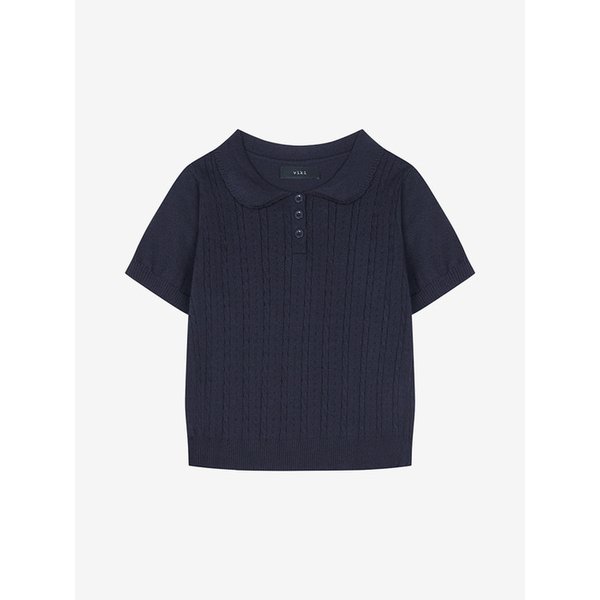 포인텔 라운드 카라 니트 풀오버 (TMUCD2942)