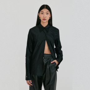 ZIRINA Oversized Shirt - Black