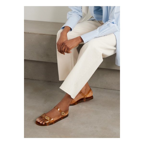 이리니  Pvc 슬링백 샌들 탠 브라운 46376663162863445