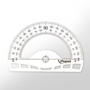 마패드 지오메트릭 각도기 180도