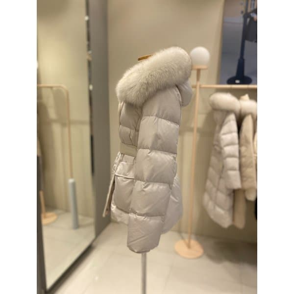 [부산점] 니트 배색 폭스 구스다운 점퍼 GNBA2PD31