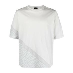 [BCD] FAF682AN68 F1N6G GREY ICE 펜디 디아고날 FF 티셔츠 B0170999902