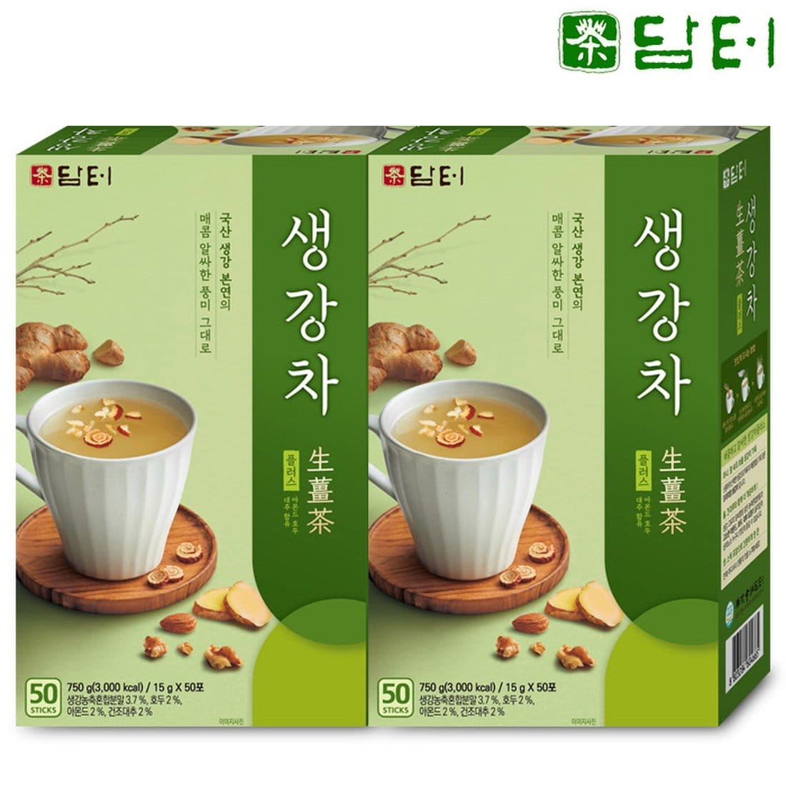 담터 생강차 플러스 50Tx2개, 믿고 사는 즐거움 SSG.COM