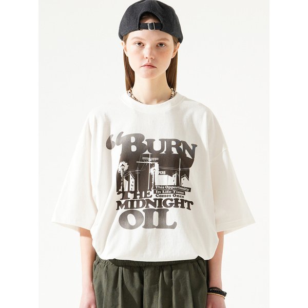 미드나잇 오일 반팔 버건디 SMST4630