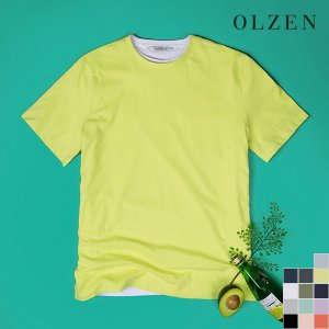 올젠 코튼 라운드 반팔 티셔츠 (ZPB2TR1903)