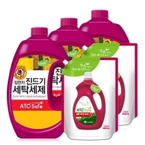 액상 세제 진드기제거 기피 2.5L 3개+세제리필 1.8L 2개..