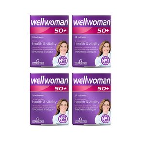 Vitabiotics Wellwoman 50 플러스 여성 웰 우먼 멀티 미타민 30정 4개