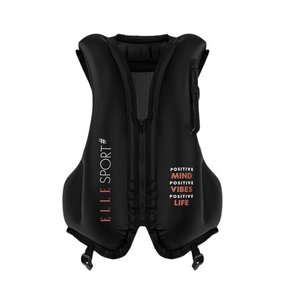[무료배송] 엘르 에어 라이프 자켓 블랙 L 70~90kg 공기주입식 구명조끼 부력보조복
