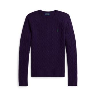 폴로 랄프 로렌 여성 케이블 울 캐시미어 크루넥 스웨터(WMPOSWENC021306500)