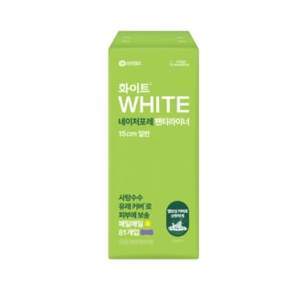 화이트 네이처포레 팬티라이너 일반 81