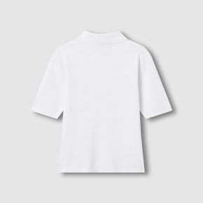 여 강연 카라 반팔 니트 J116202729001